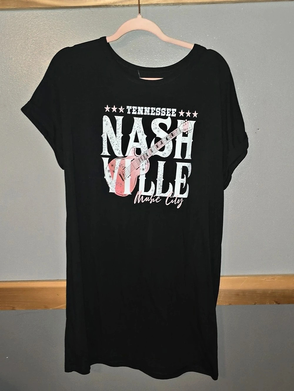 Nashville Music City Graphic Mini Dress